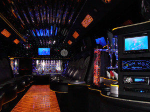 Newest H2 Hummer Limo Interior